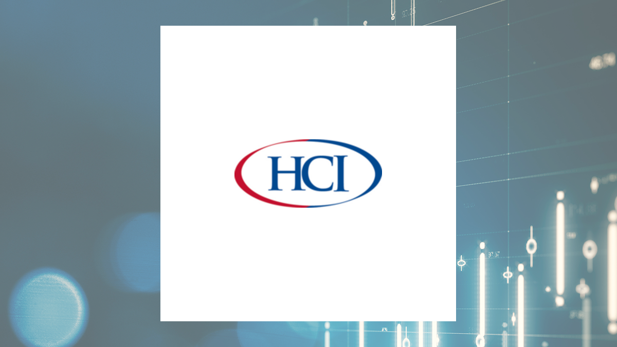 HCI Group logo with Finance background