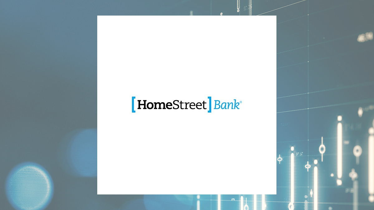 HomeStreet logo with Finance background