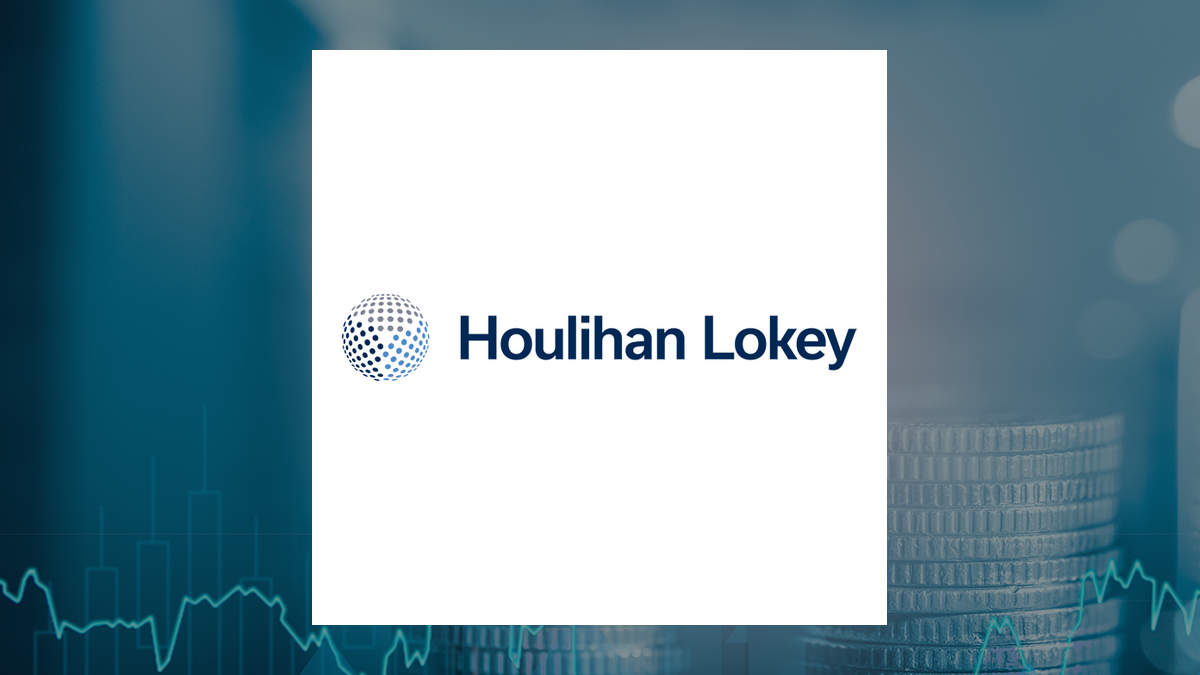 Houlihan Lokey logo with Finance background