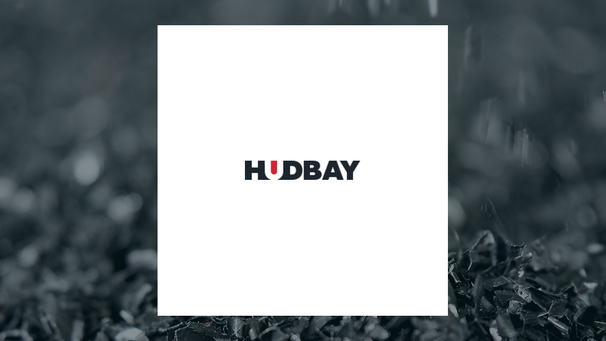 Hudbay Minerals logo with Basic Materials background