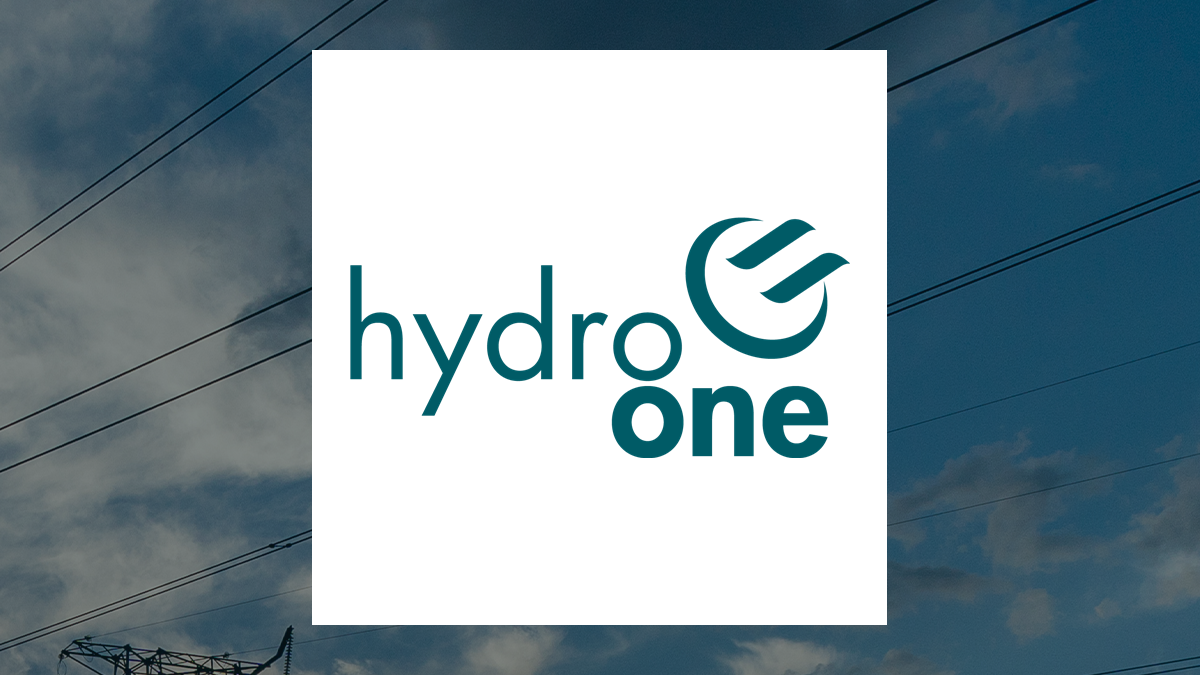 Hydro One logo with Utilities background