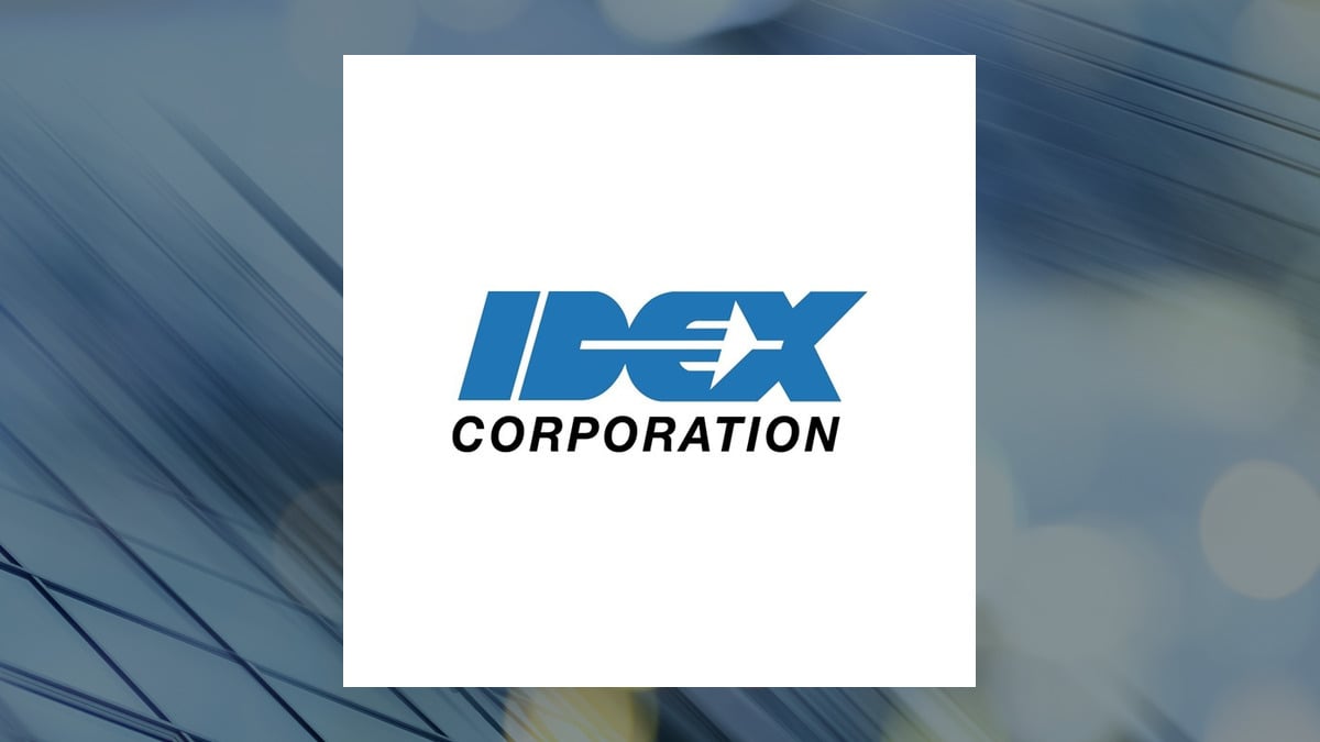 IDEX logo with Industrial Products background