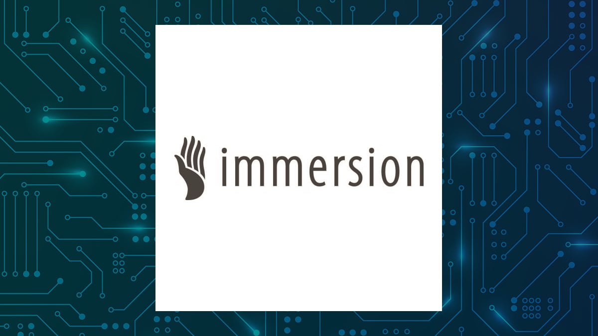Immersion logo with Computer and Technology background