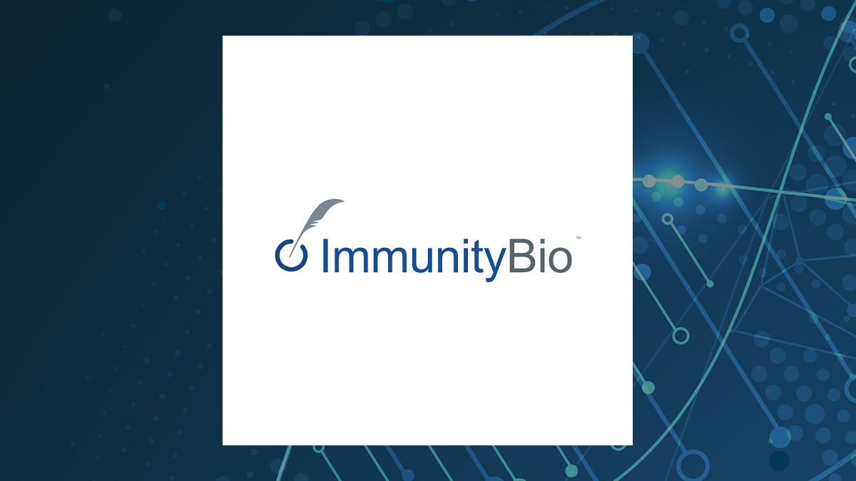 ImmunityBio logo with Medical background