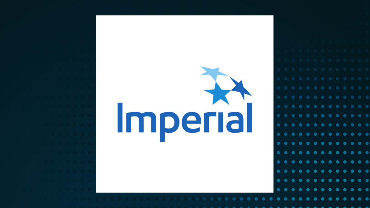 Imperial Oil logo with Oils/Energy background