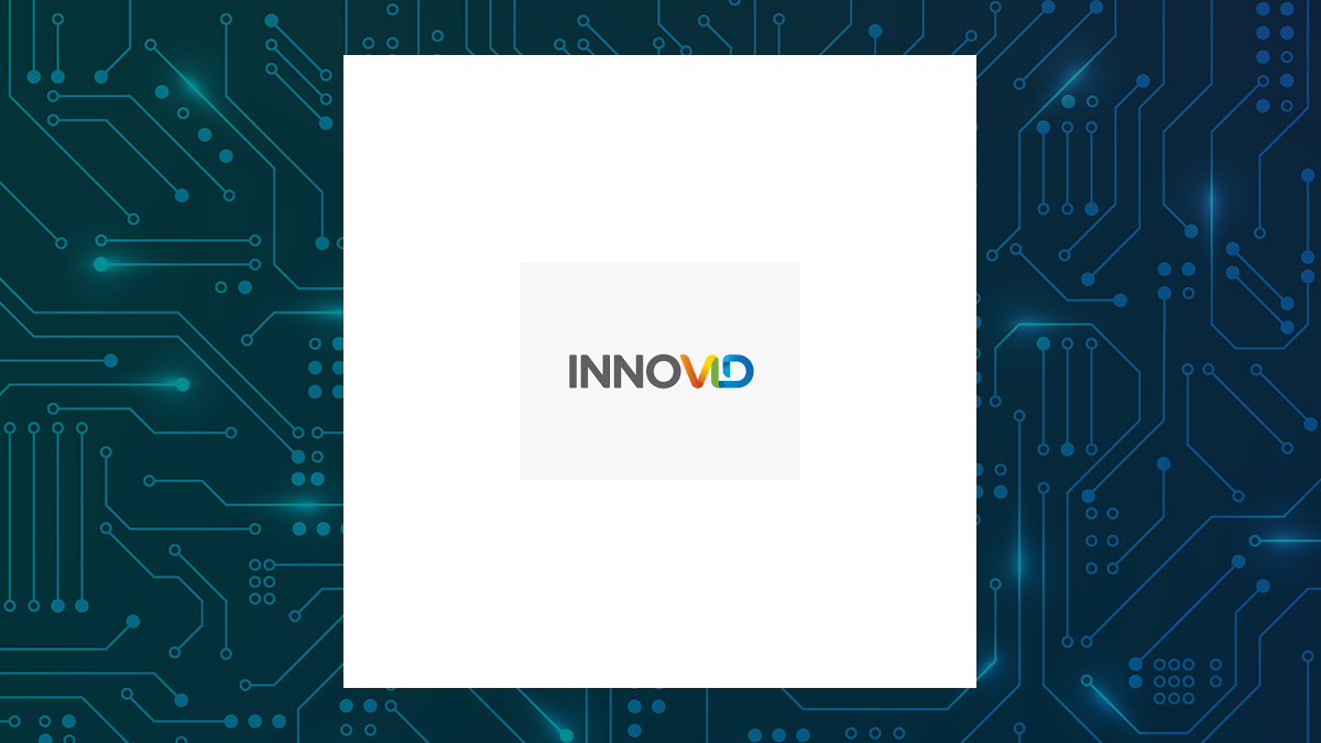 Innovid logo with Computer and Technology background