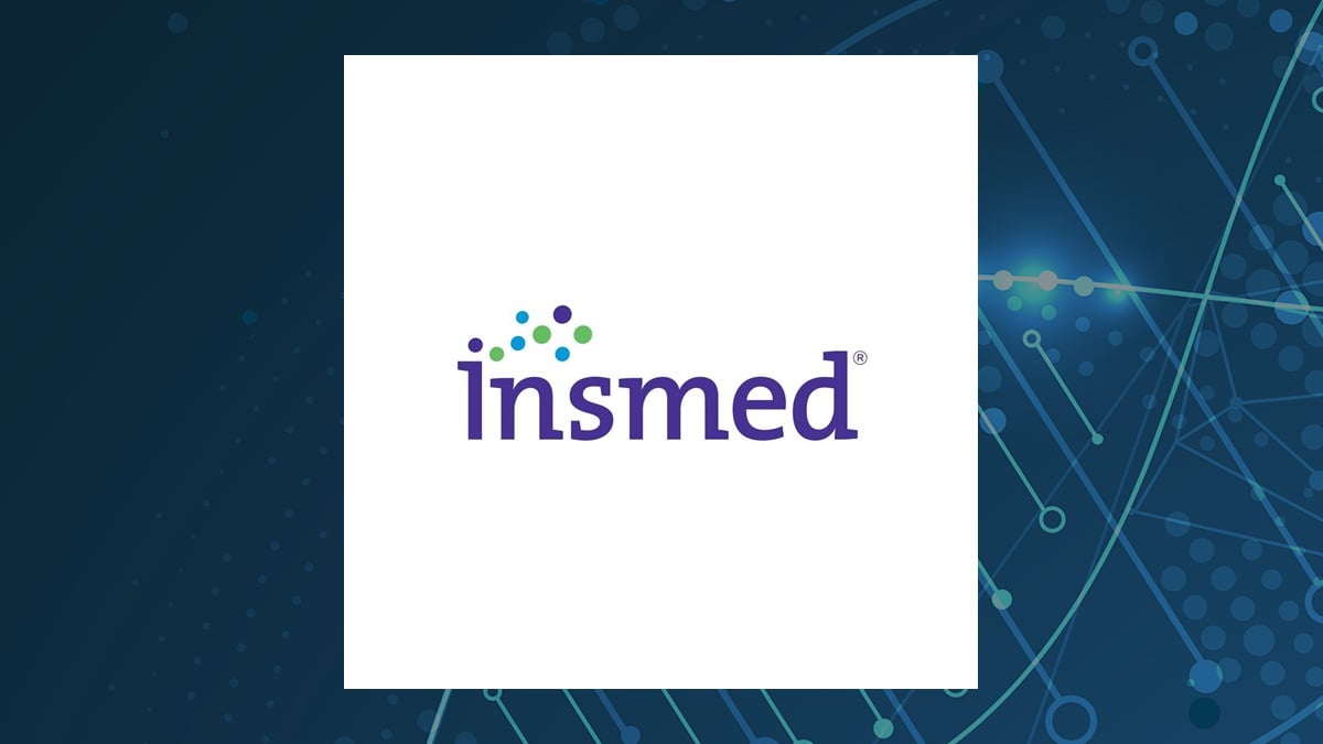 Insmed logo with Medical background