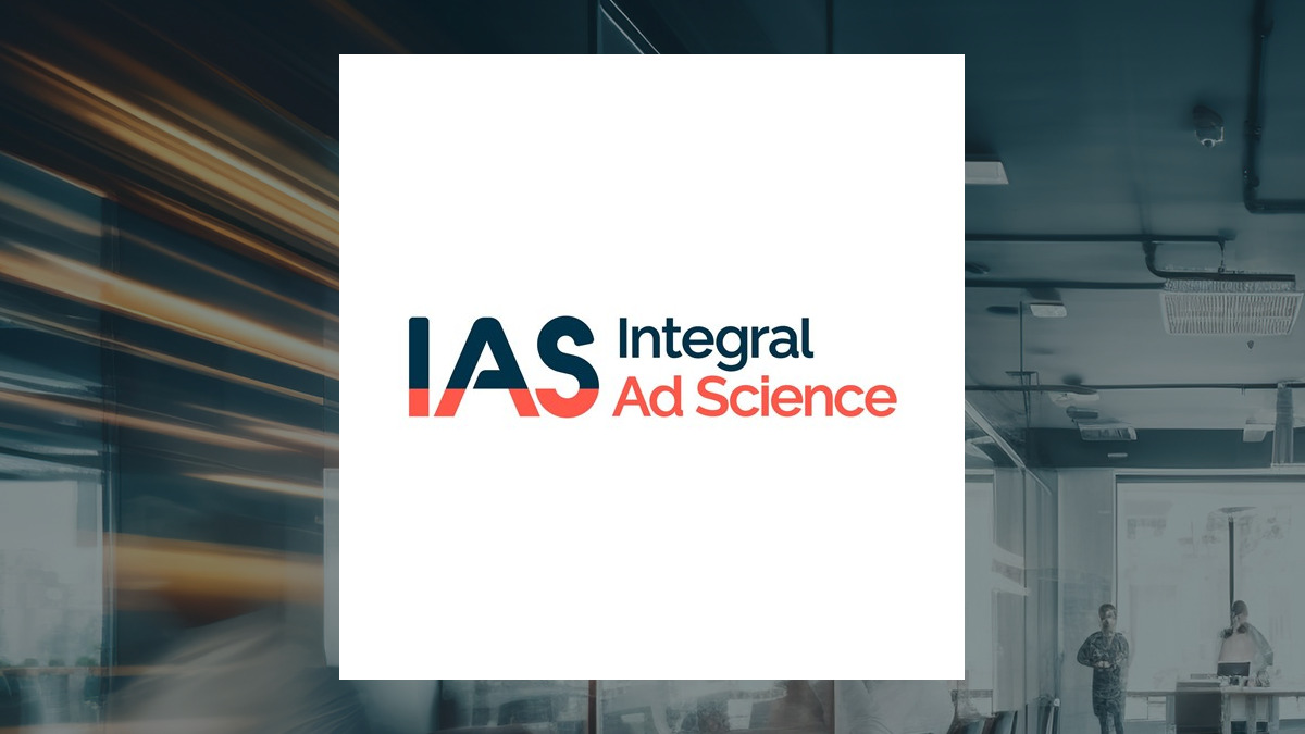 Integral Ad Science logo with Business Services background