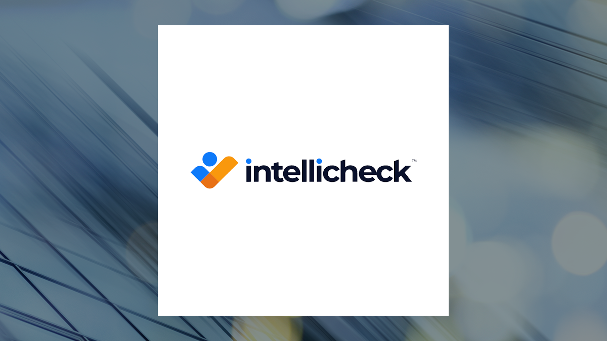 Intellicheck logo with Industrial Products background