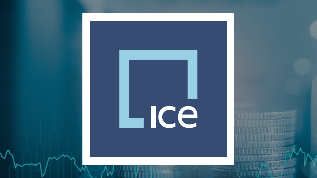 Intercontinental Exchange logo with Finance background