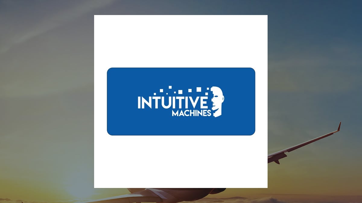 Intuitive Machines logo with Aerospace background