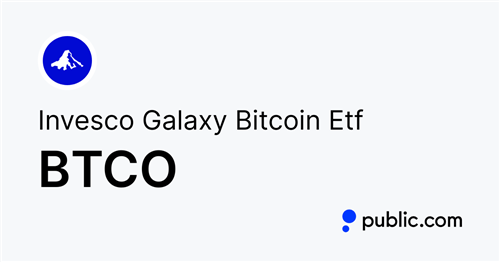 Invesco Galaxy Bitcoin ETF