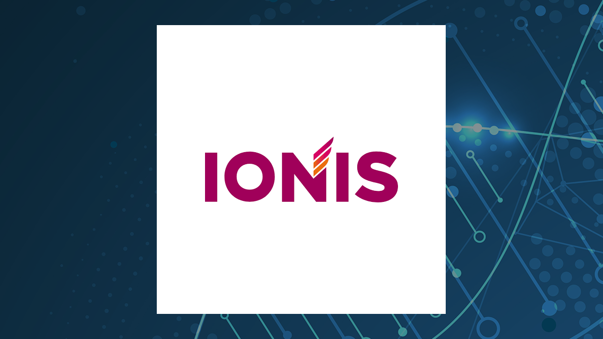 Ionis Pharmaceuticals logo with Medical background