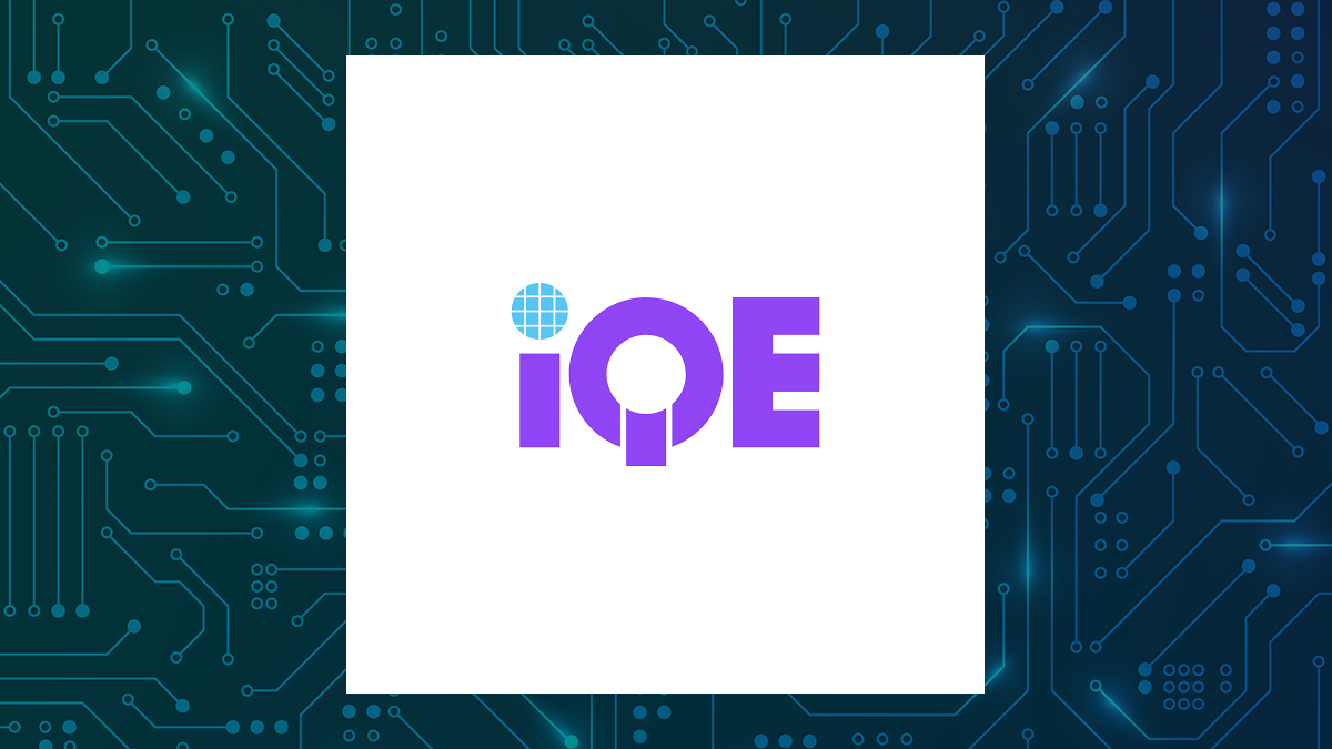IQE logo with Computer and Technology background