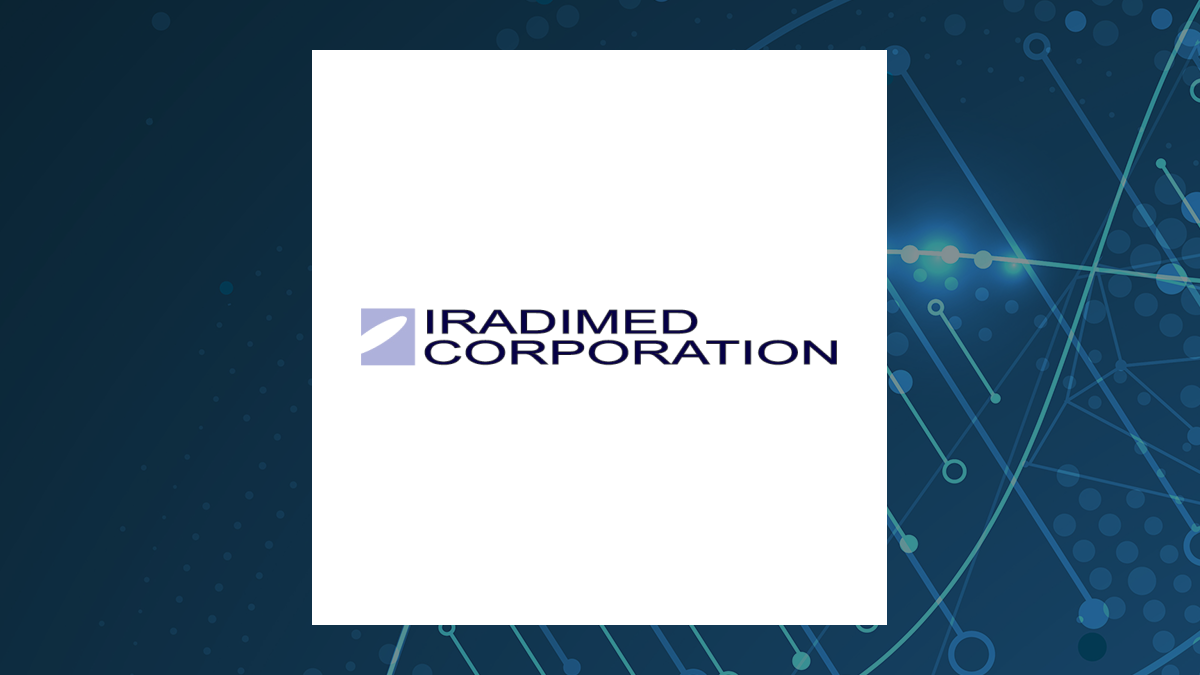 Iradimed logo with Medical background