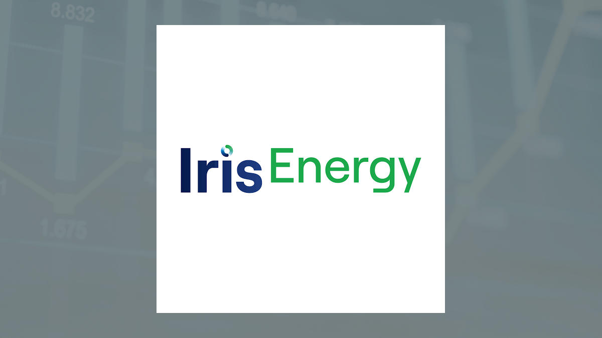 Iris Energy logo with Oils/Energy background