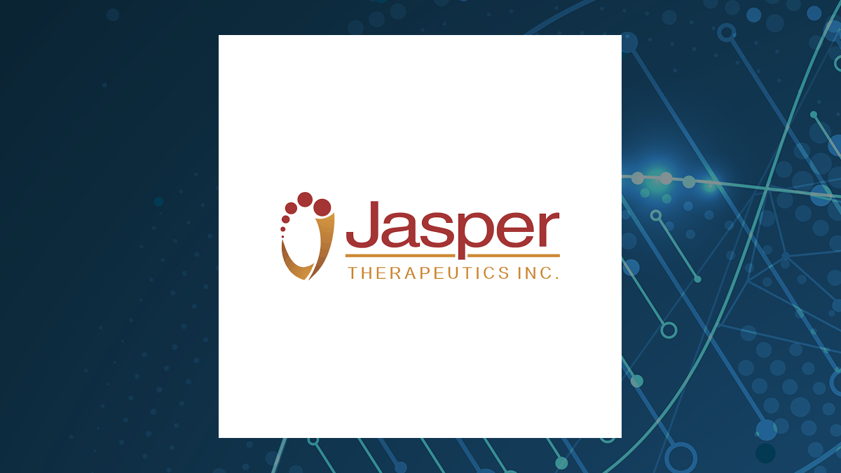 Jasper Therapeutics logo with Medical background