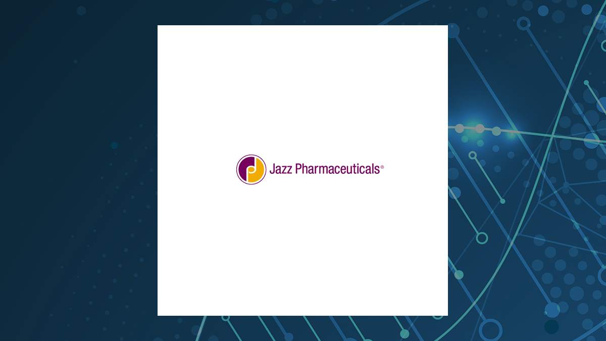 Jazz Pharmaceuticals logo with Healthcare background
