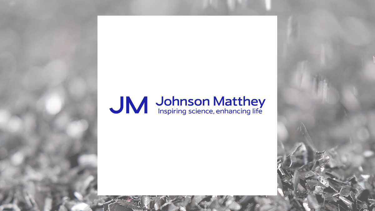 Johnson Matthey logo with Basic Materials background