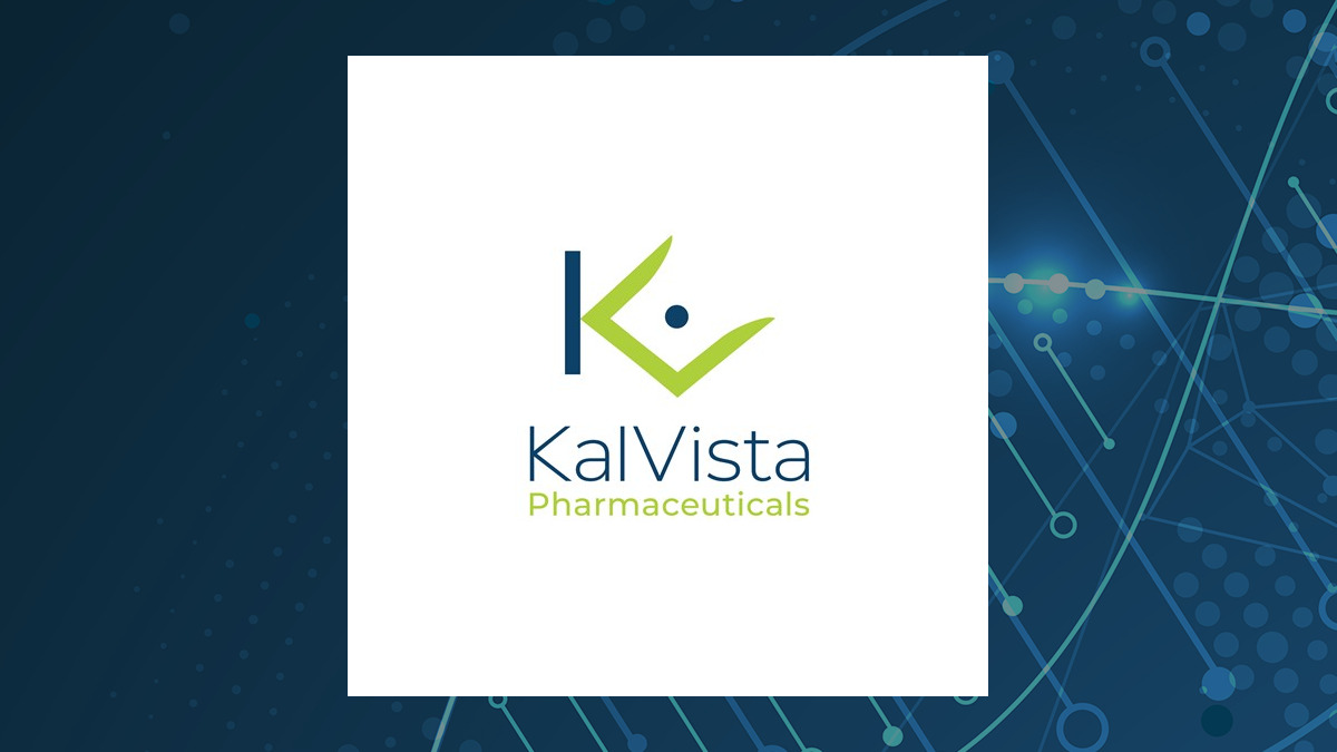 KalVista Pharmaceuticals logo with Medical background