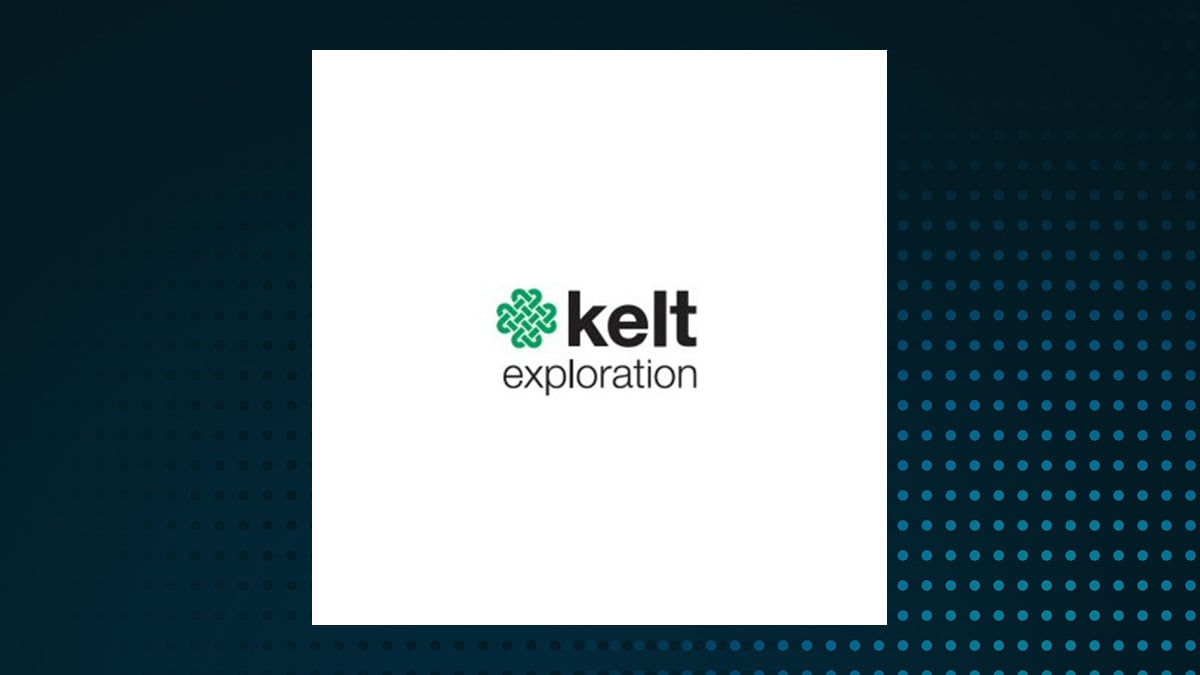 Kelt Exploration logo with Energy background