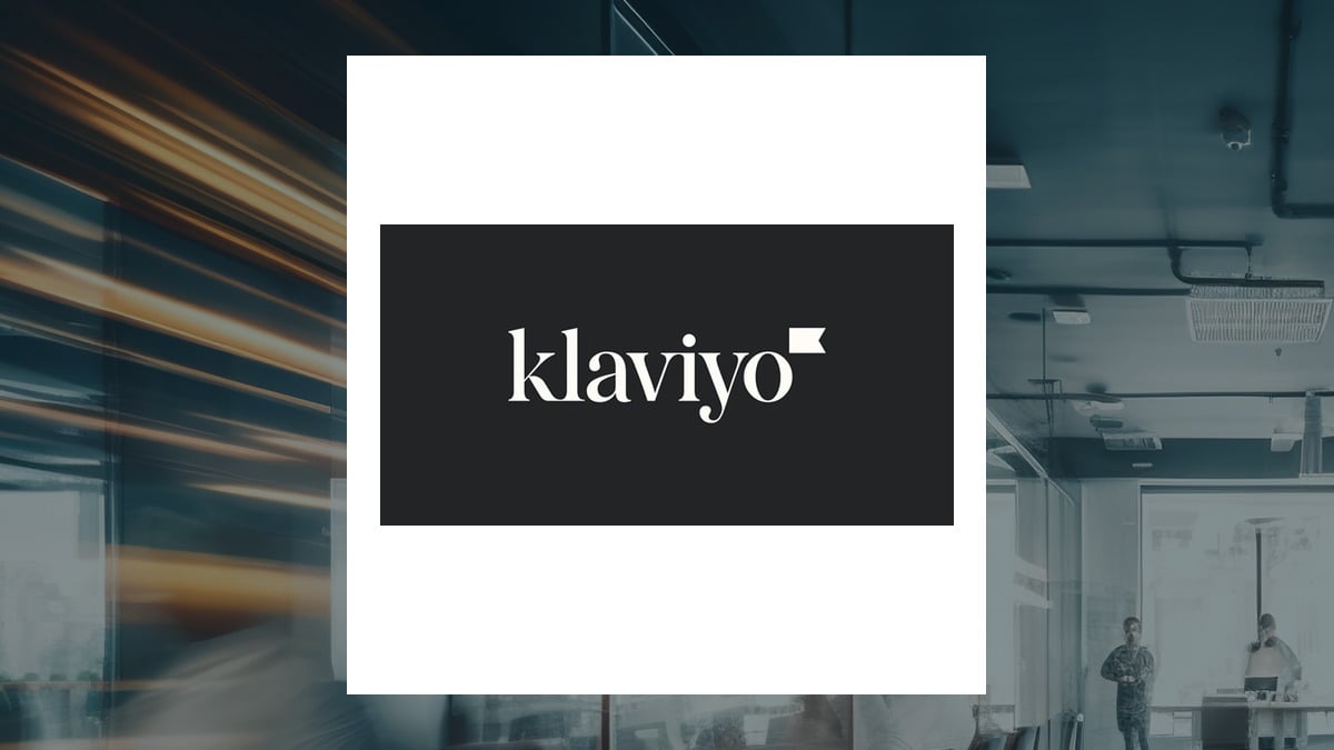 Klaviyo logo with Business Services background