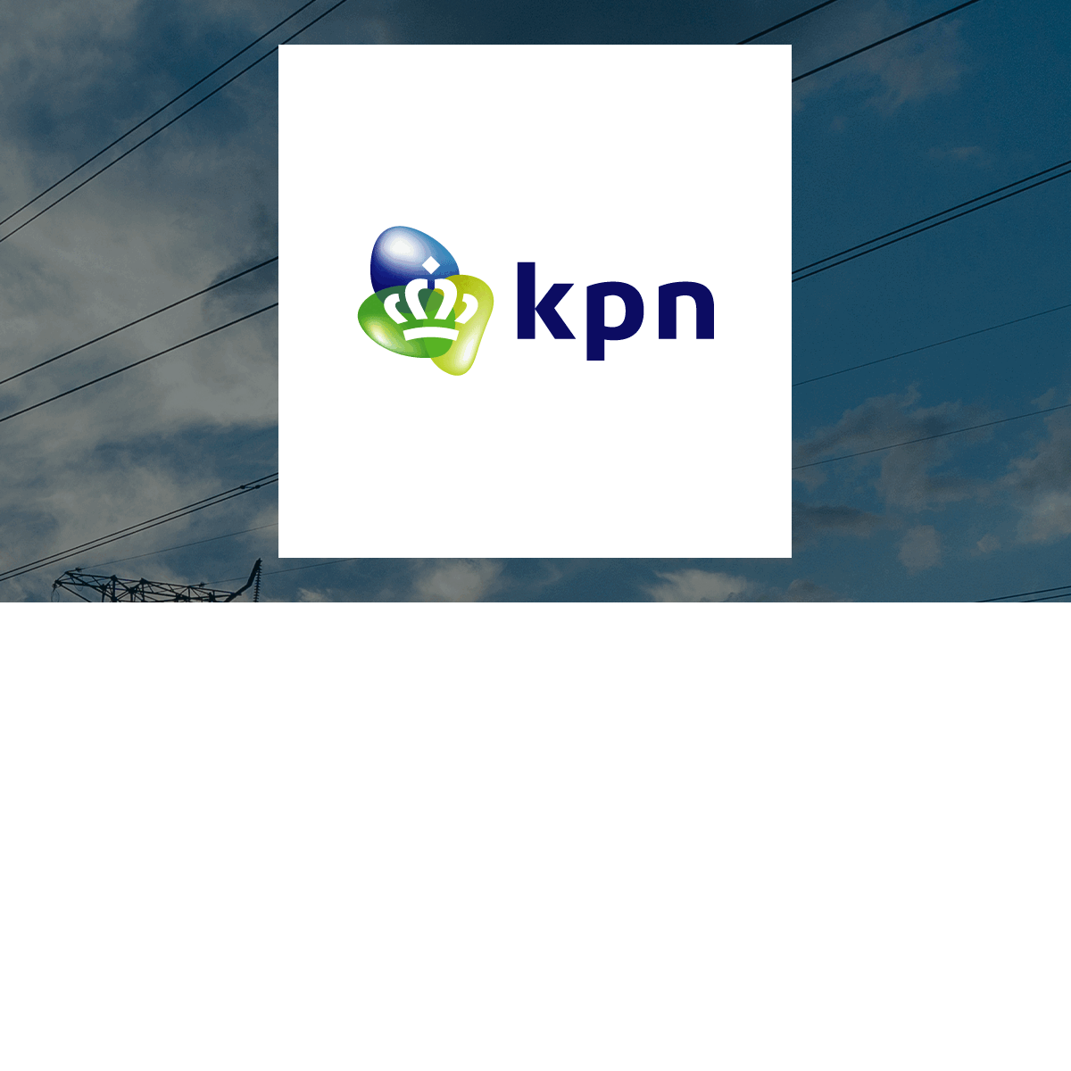 Koninklijke KPN logo with Utilities background