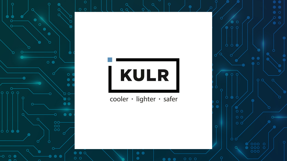 KULR Technology Group logo with Computer and Technology background