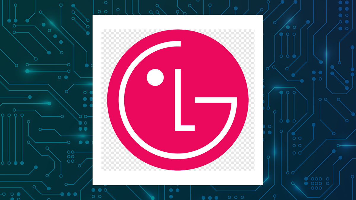 LG Display logo with Computer and Technology background