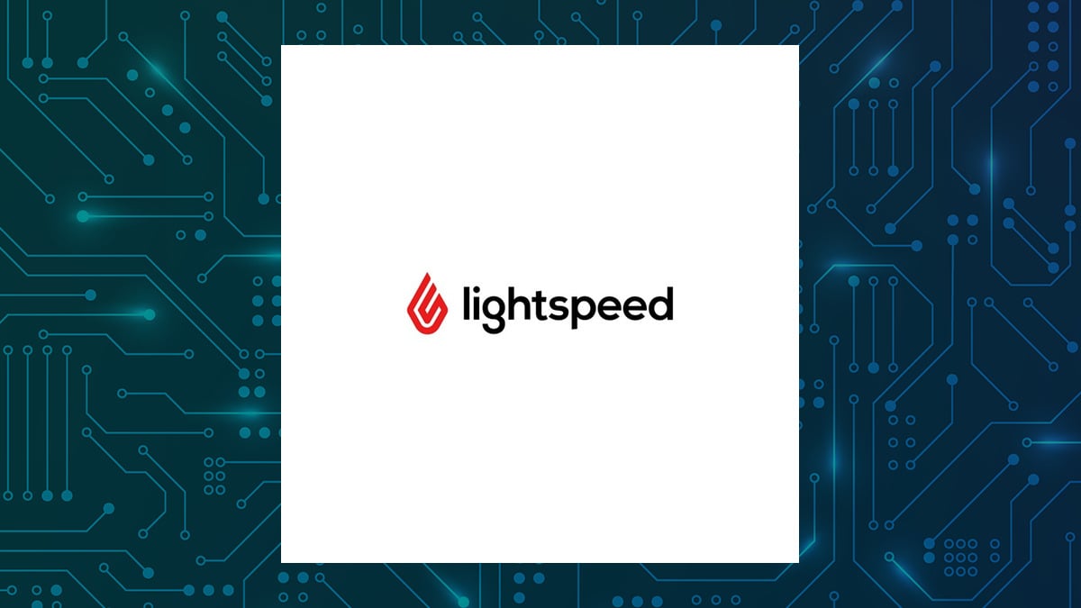 Lightspeed Commerce logo with Business Services background