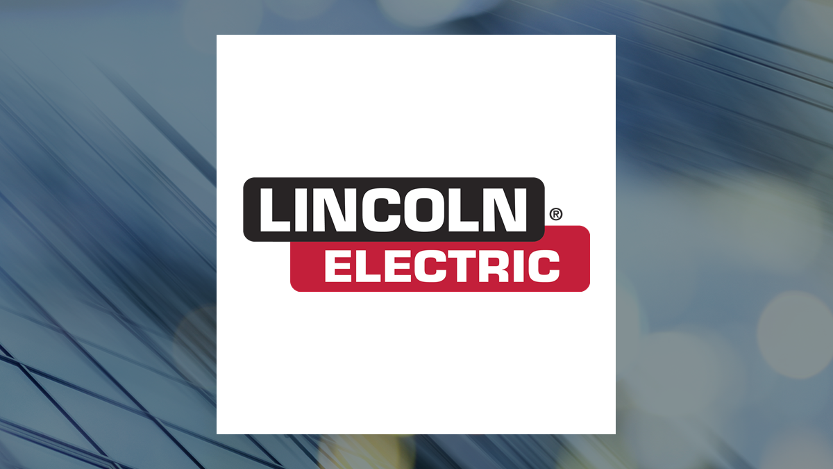 Lincoln Electric logo with Industrial Products background
