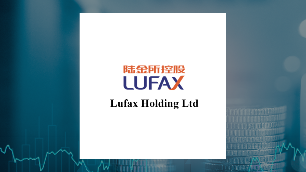 Lufax logo with Finance background