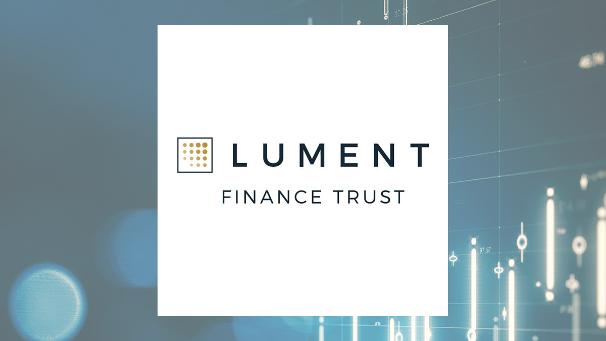 Lument Finance Trust logo with Finance background