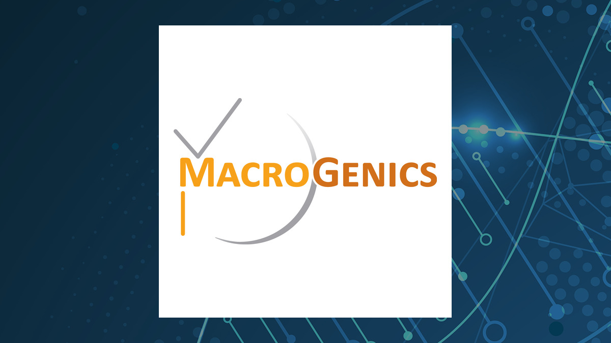 MacroGenics logo with Medical background