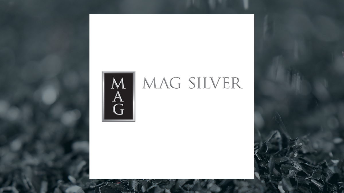 MAG Silver logo with Basic Materials background