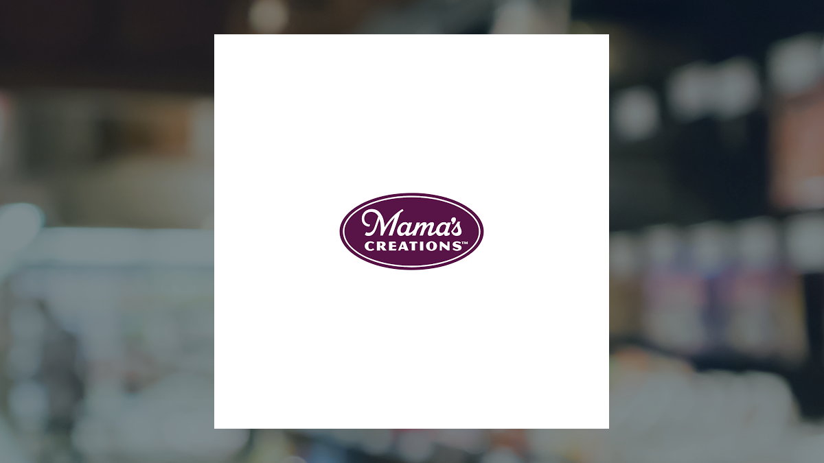 Mama's Creations logo with Consumer Staples background