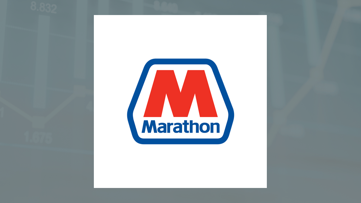 Marathon Petroleum logo with Oils/Energy background