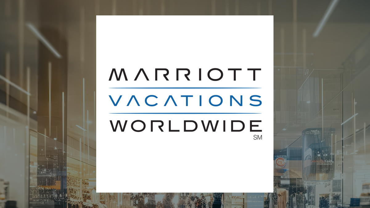 Marriott Vacations Worldwide logo with Consumer Discretionary background