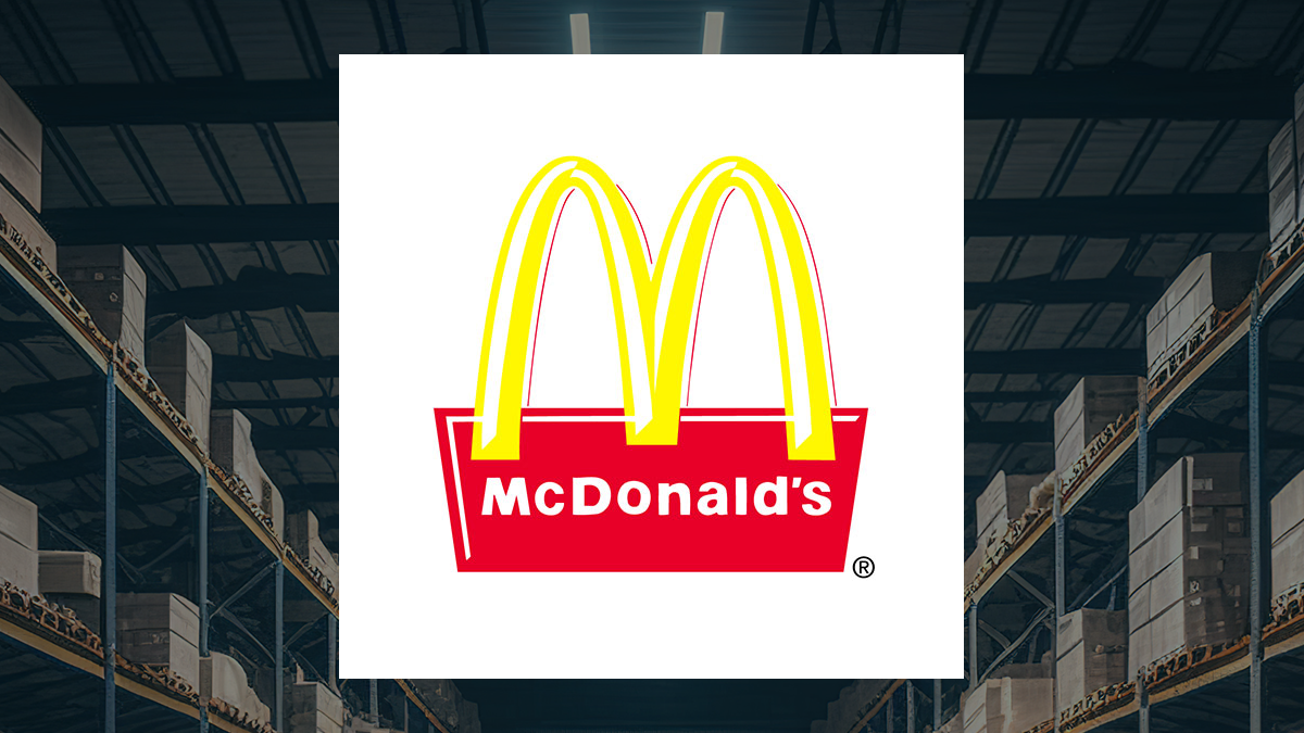 McDonald's logo with Retail/Wholesale background