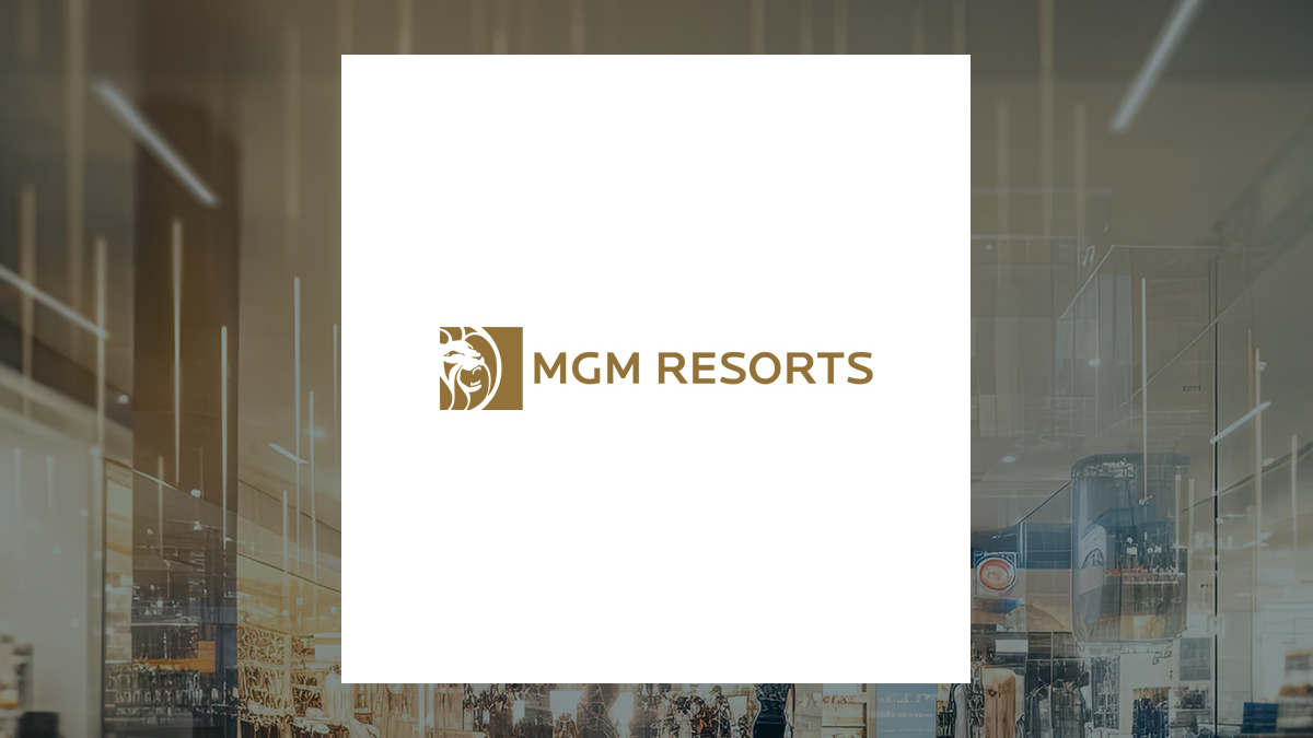 MGM Resorts International logo with Consumer Discretionary background