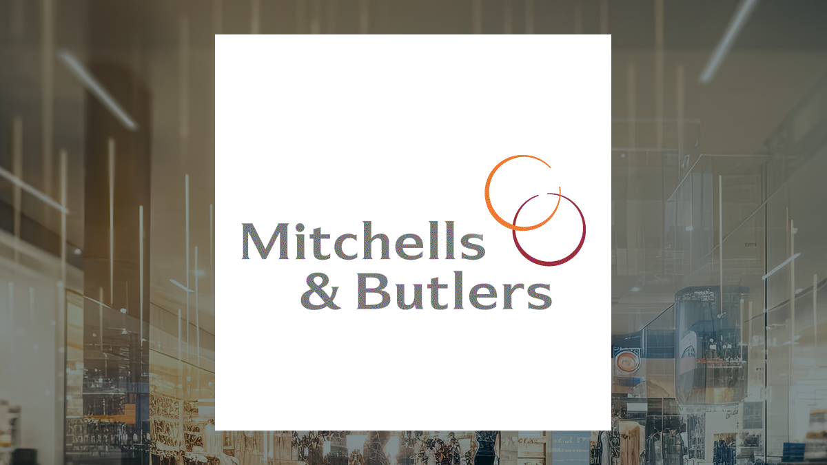 Mitchells & Butlers logo with Consumer Discretionary background