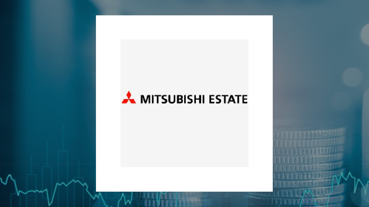 Mitsubishi Estate logo with Finance background