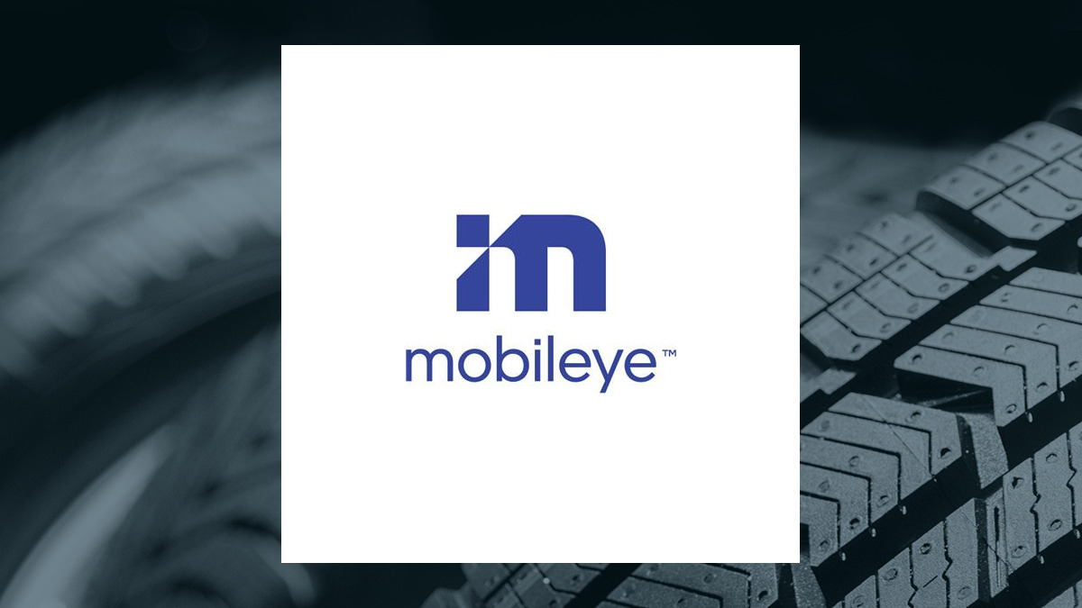 Mobileye Global logo with Auto/Tires/Trucks background