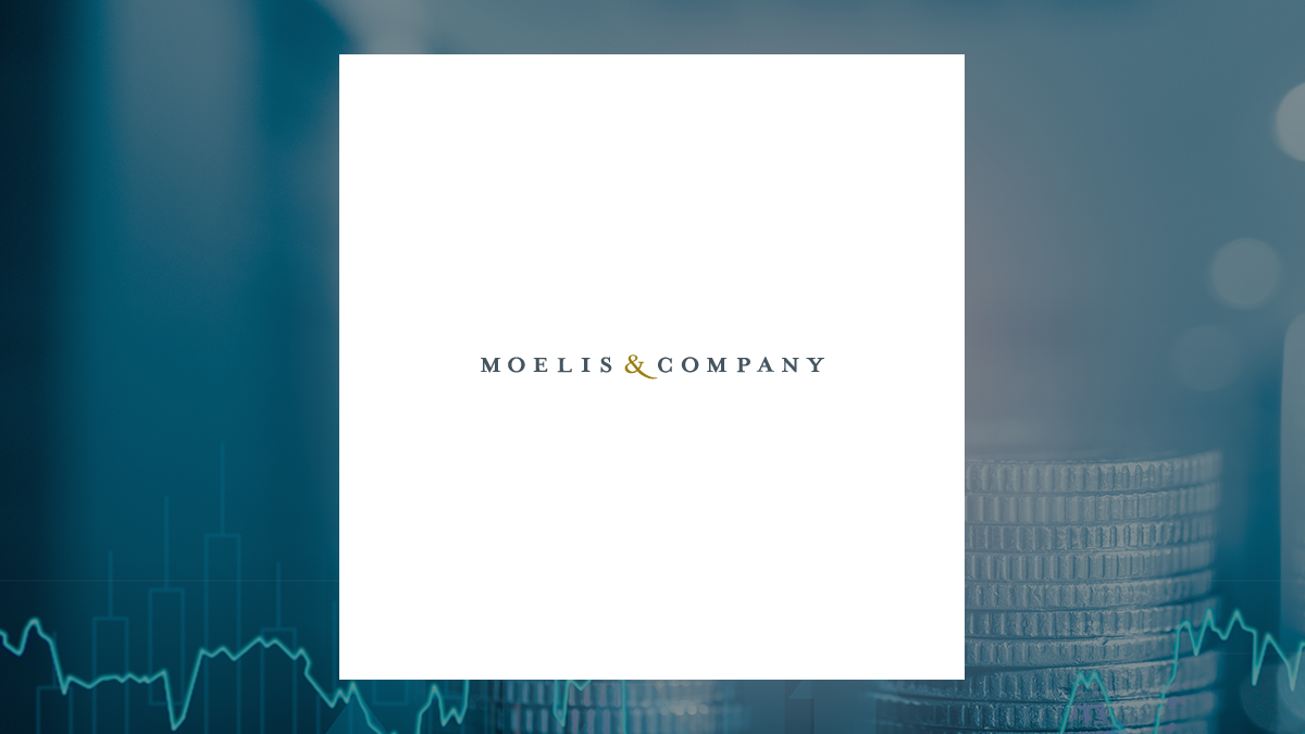 Moelis & Company logo with Finance background