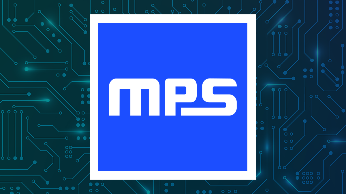 Monolithic Power Systems logo with Computer and Technology background