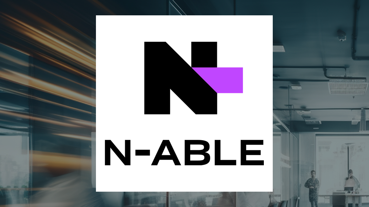 N-able logo with Business Services background