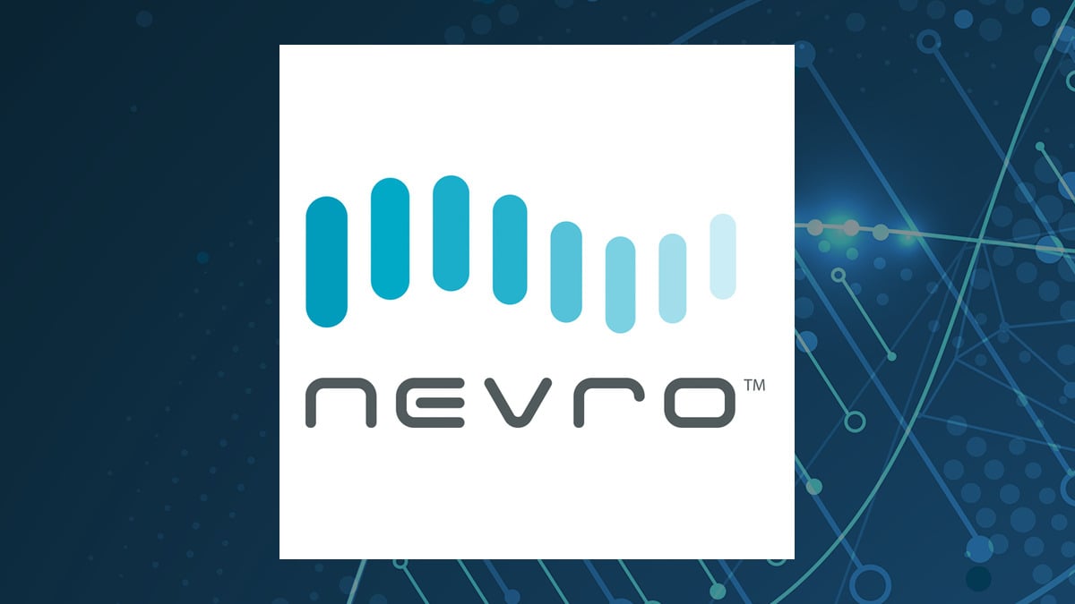 Nevro logo with Medical background