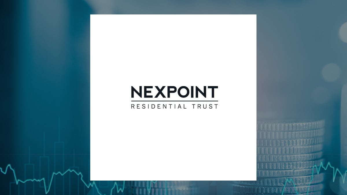 NexPoint Residential Trust logo with Finance background