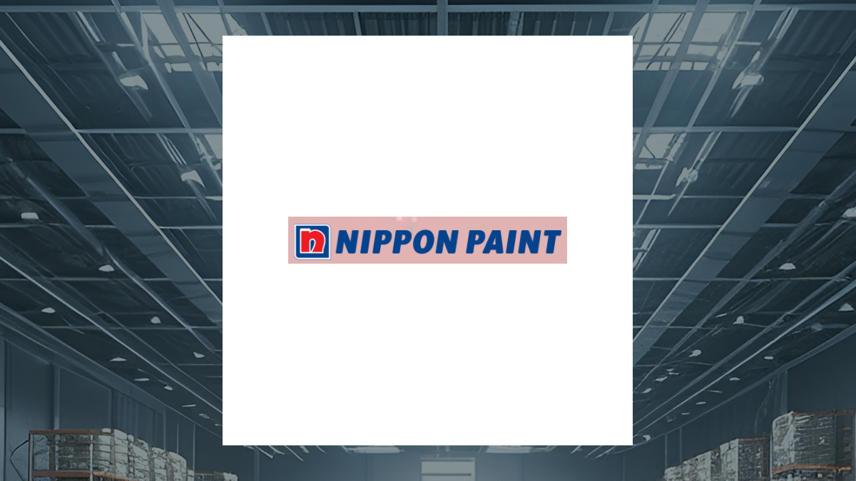Nippon Paint logo with Construction background
