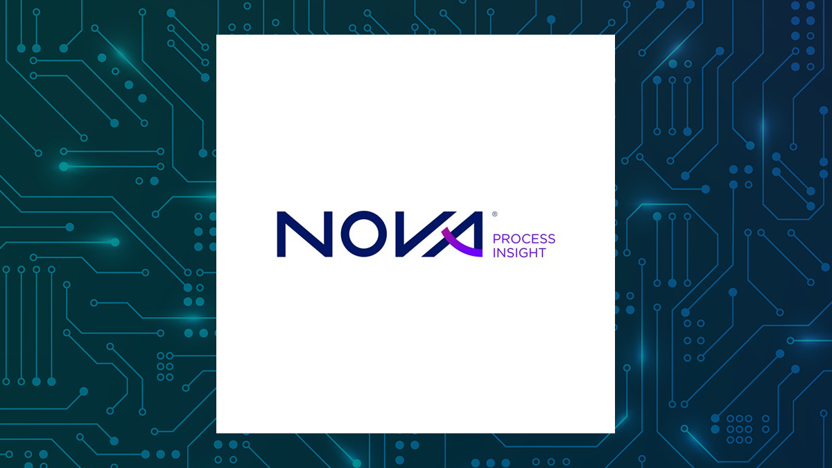 Nova logo with Computer and Technology background
